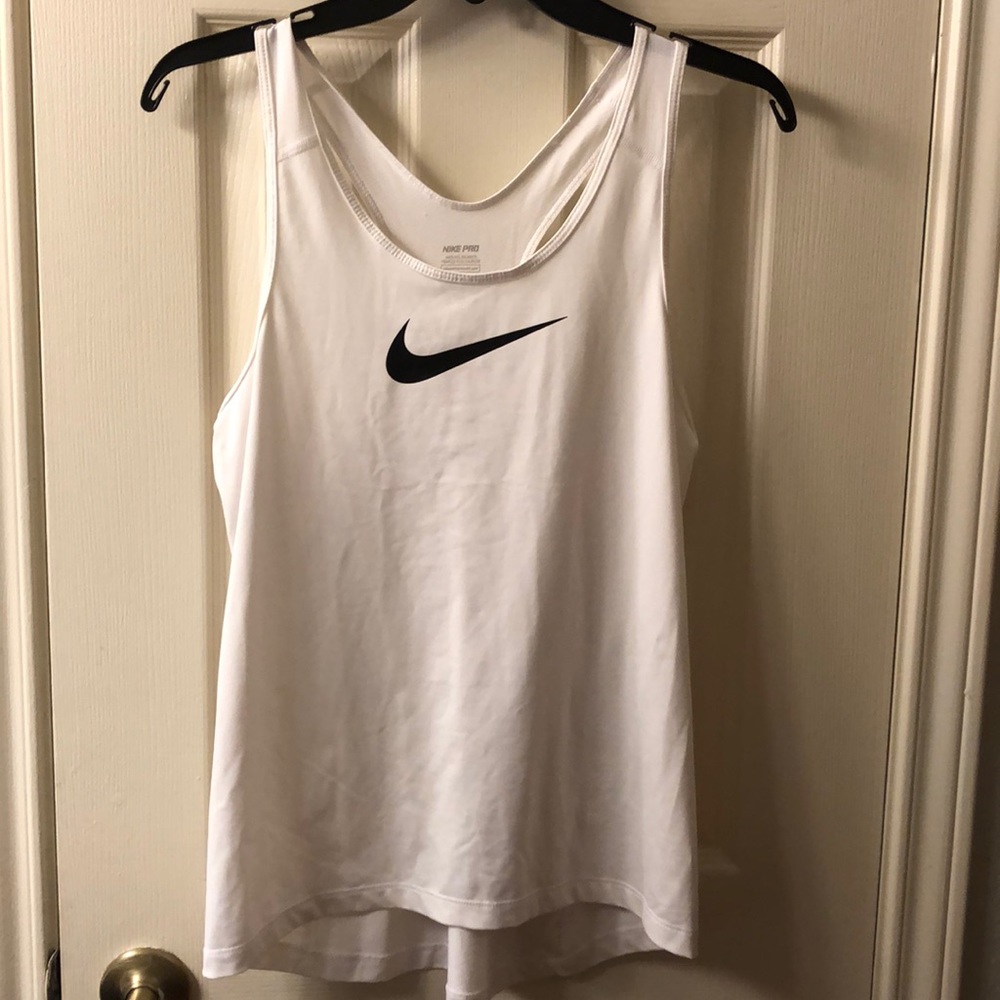Nike white tank top